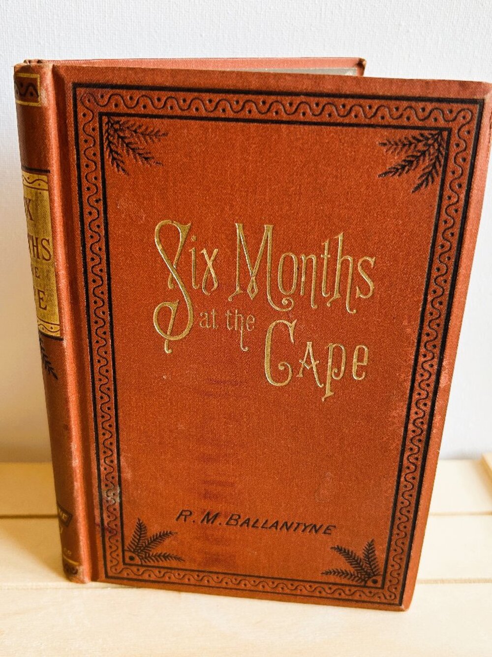 Antique Copy of Six Months at the Cape by R M Ballantyne, 1880